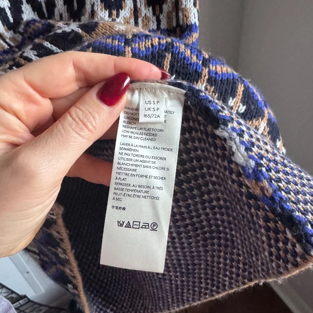 Anthropologie Saoirse Sweater Ornament Midi Skirt Sz SP